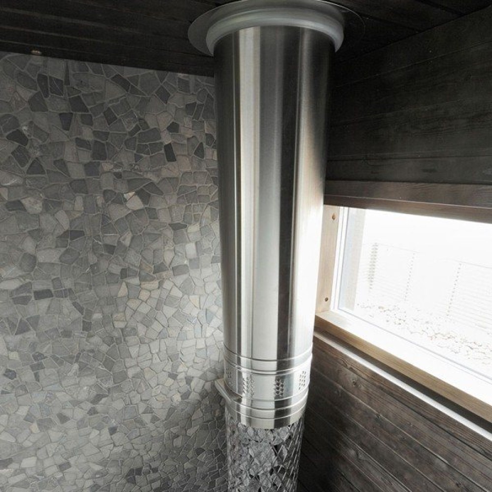 Дополнительный модуль дымохода прямой стальной IKI T600 4002