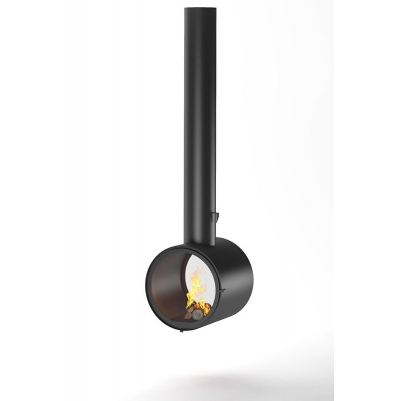 Камин двусторонний с защитными стёклами OpenFire Ring