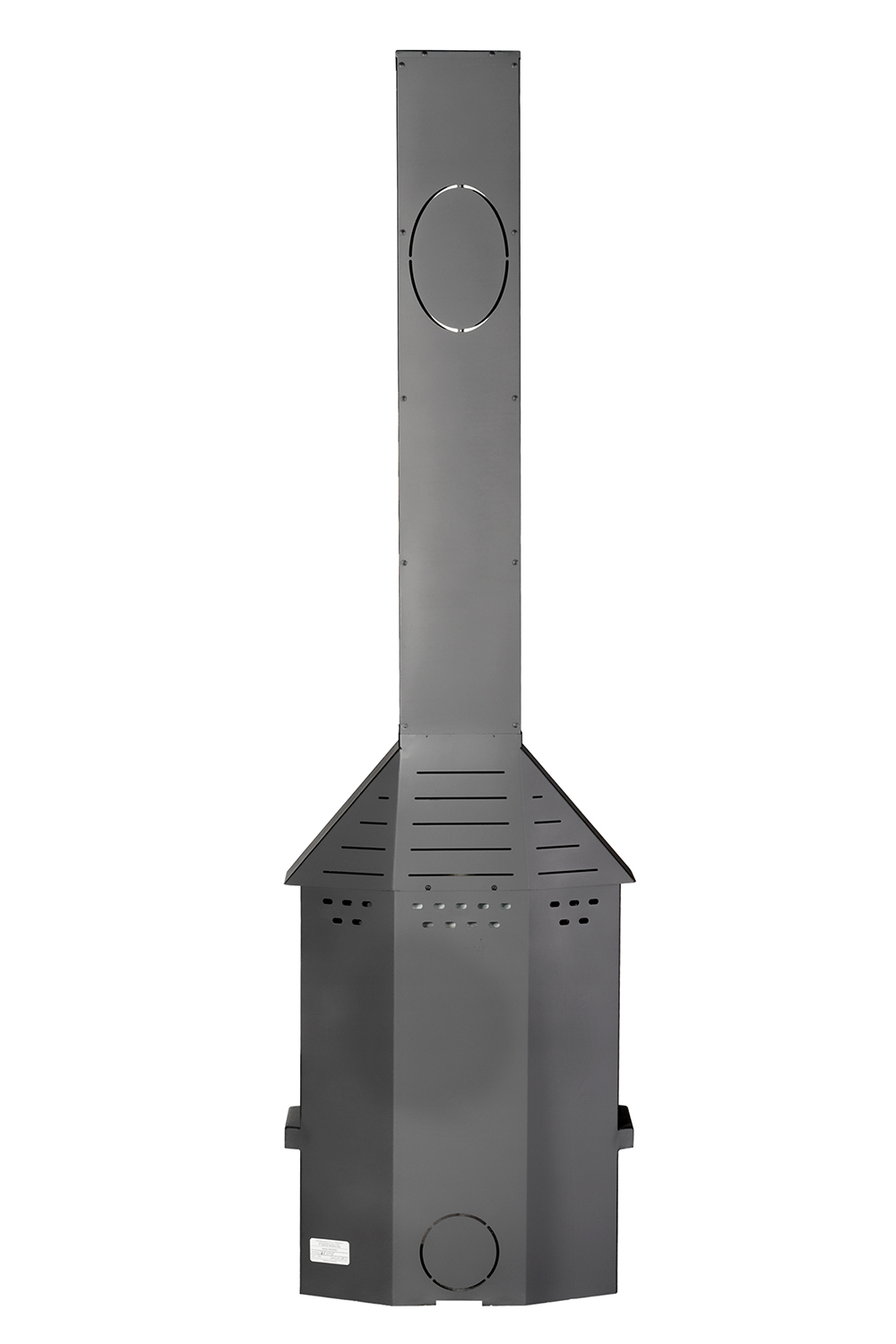 Камин пристенно-угловой компакт графит Экокамин Мюнхен PKN176К