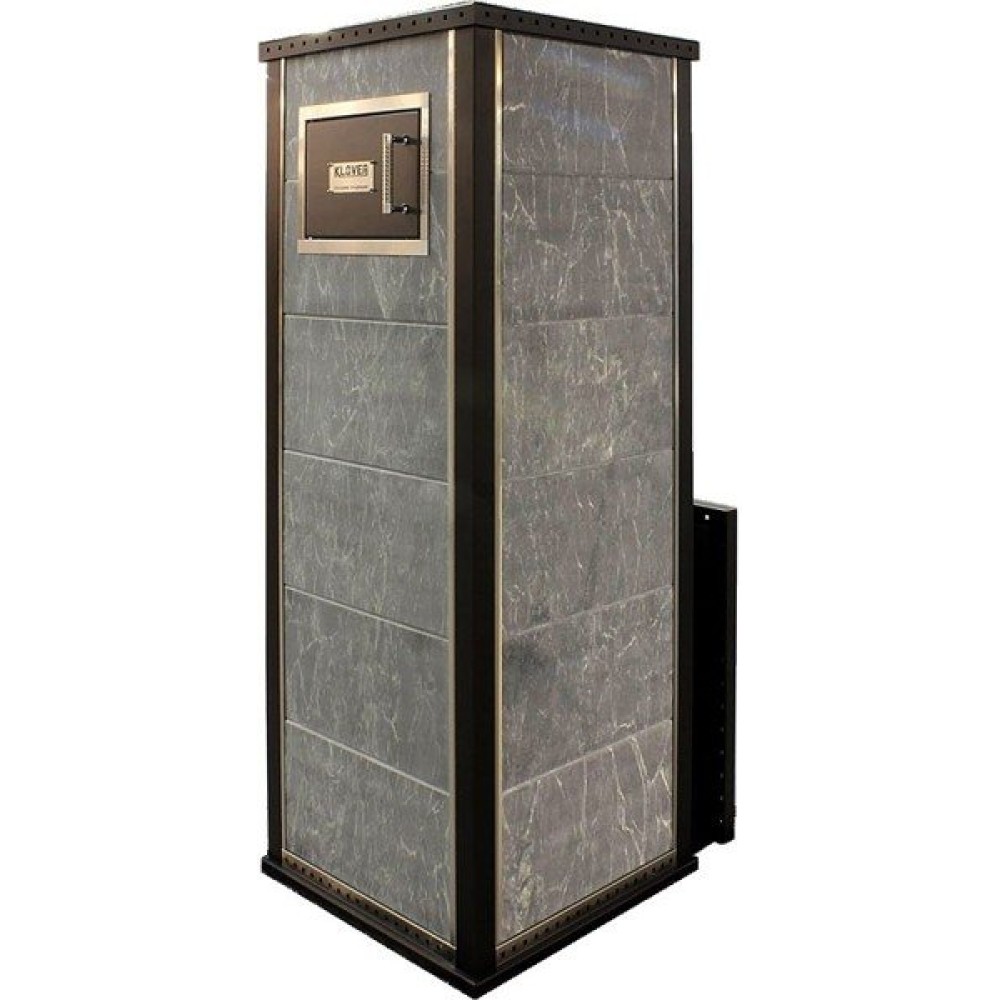 Печь для бани дровяная с облицовкой талькомагнезит Klover RT 50-RV