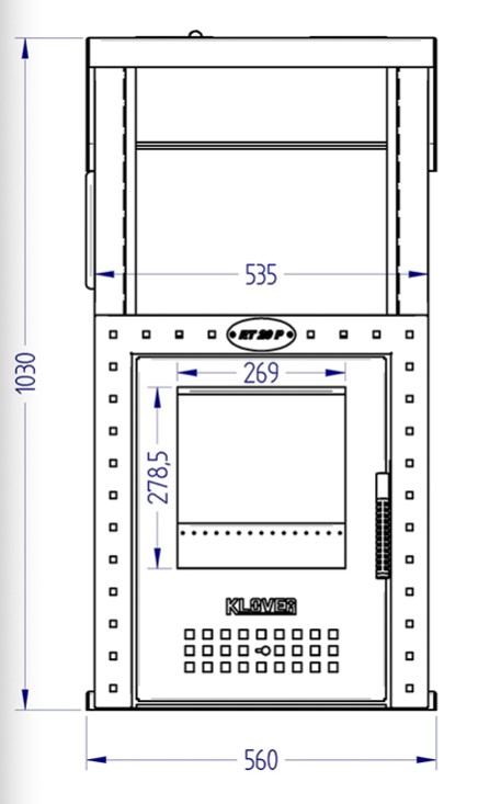 Печь для бани с облицовкой из серпентинита Klover RT 20-Ps
