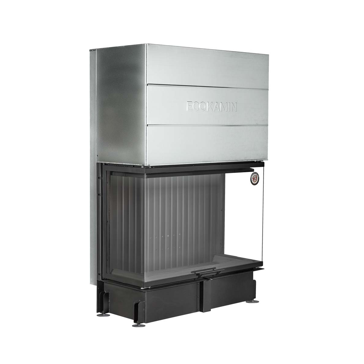 Каминная топка трехсторонняя с подовым горением Экокамин Дельта 1200х800х450PB купить в Санкт-Петербурге