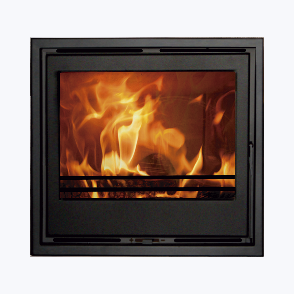 Каминная топка дровяная с системой чистого стекла и вермикулитовой футеровкой Panadero Insert CS Ecodesign