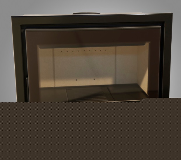 Каминная топка закрытая с панорамным стеклом и системой чистого стекла Panadero HOGAR C-820-S