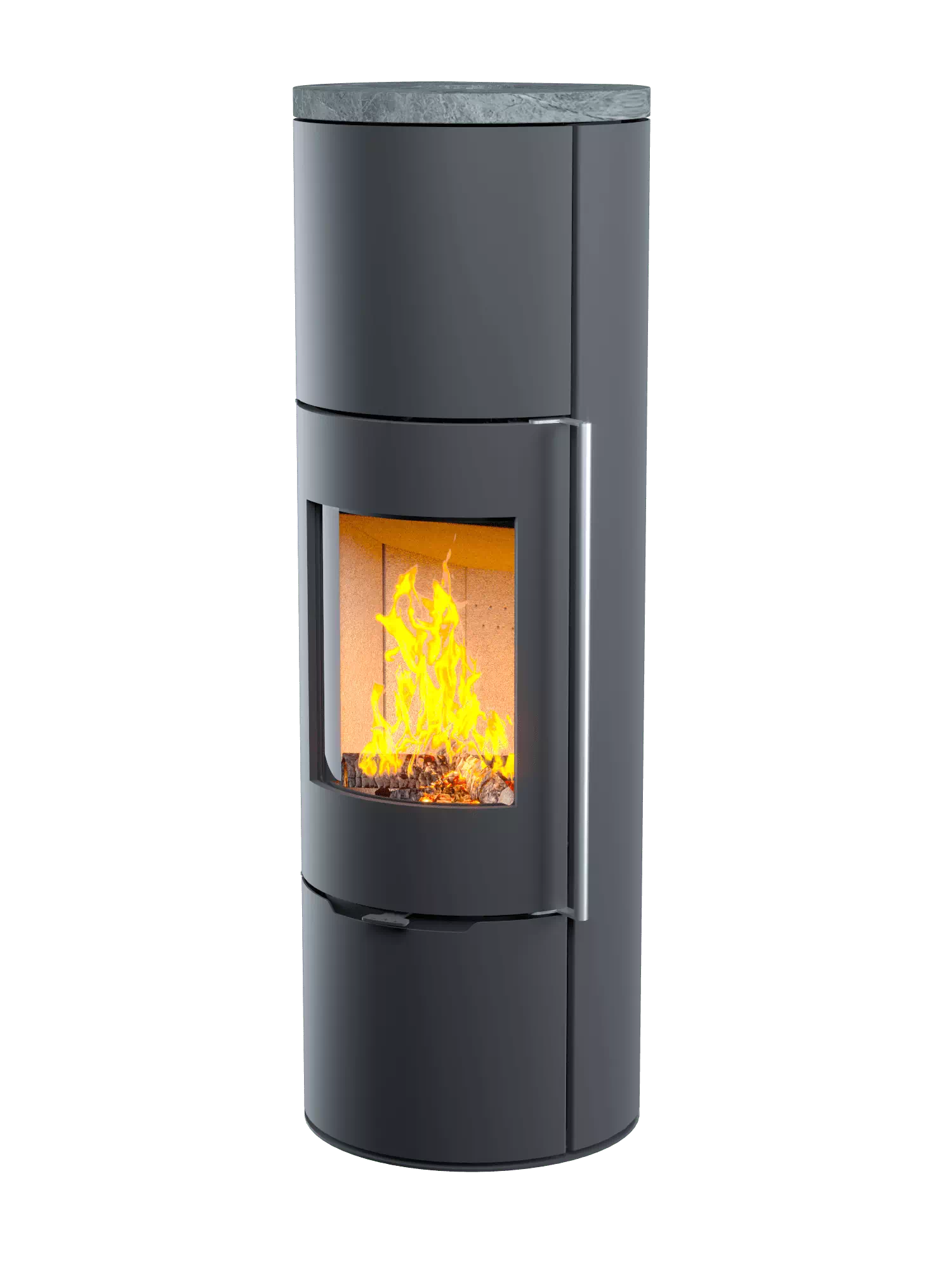 Печь-камин с крышкой из талькомагнезита и ручкой из нержавейки Astov R1.0 XL купить в Санкт-Петербурге
