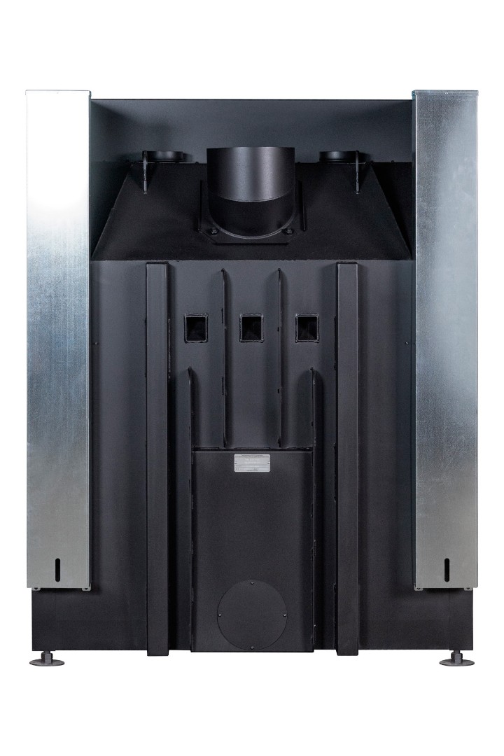 Каминная топка панорамная с тремя стеклами EcoKamin Дельта 1200Р