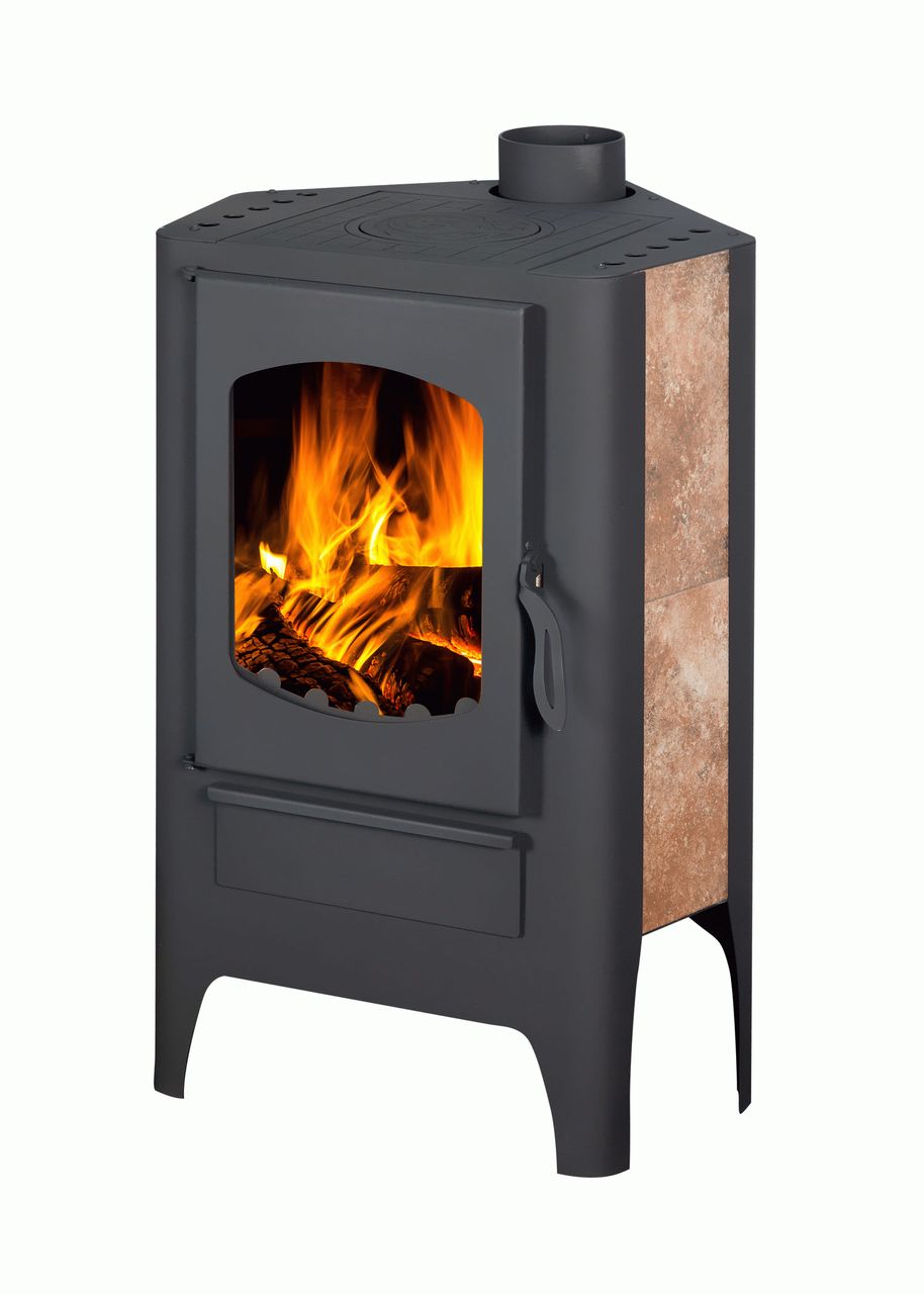 Печь-камин угловая с плитой Экокамин Бавария ЭКО PK166M купить в Санкт-Петербурге