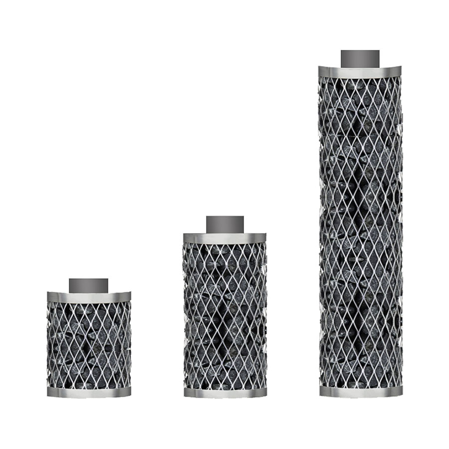 Печь для бани дровяная со стеклянной дверцей IKI Original 110