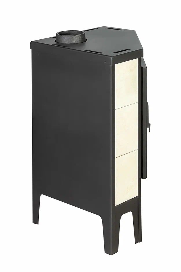 Печь-камин угловая с плитой Экокамин Бавария PK166M