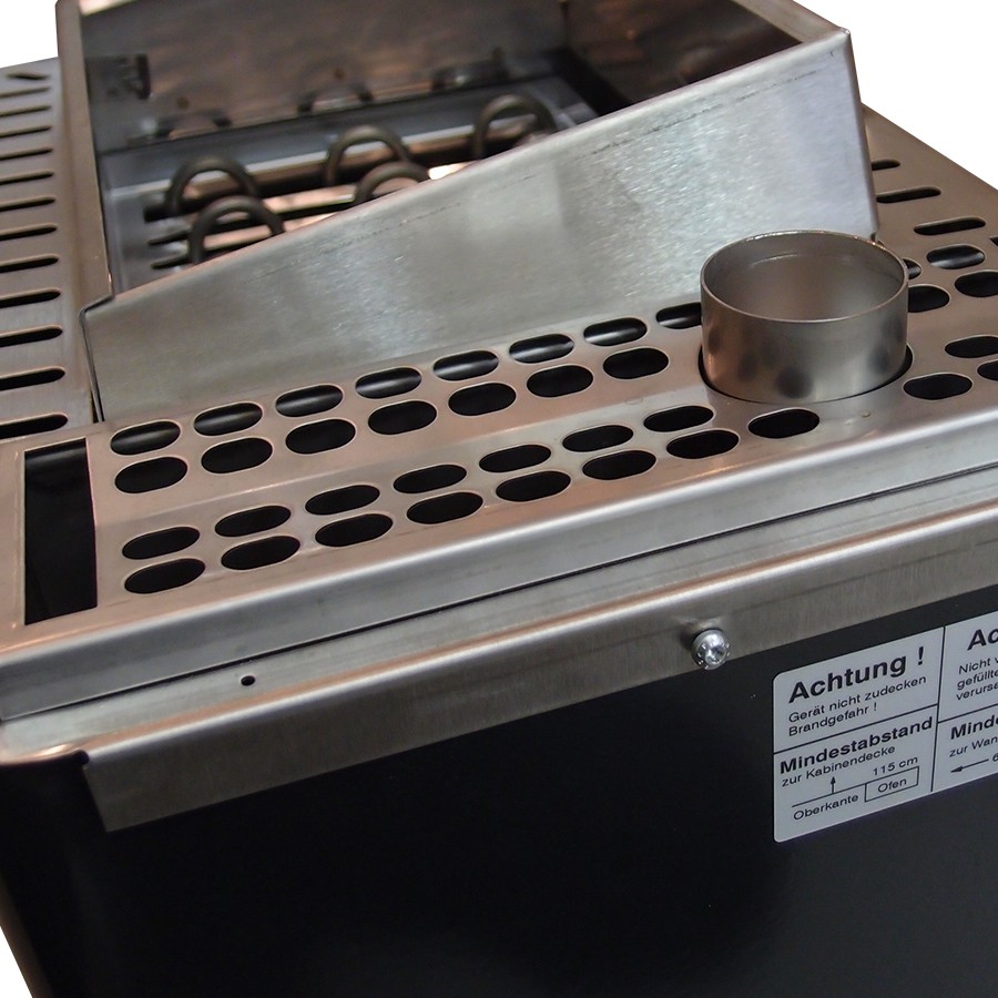 Печь для сауны с парогенератором черная Lang WK45 4,4660,4400