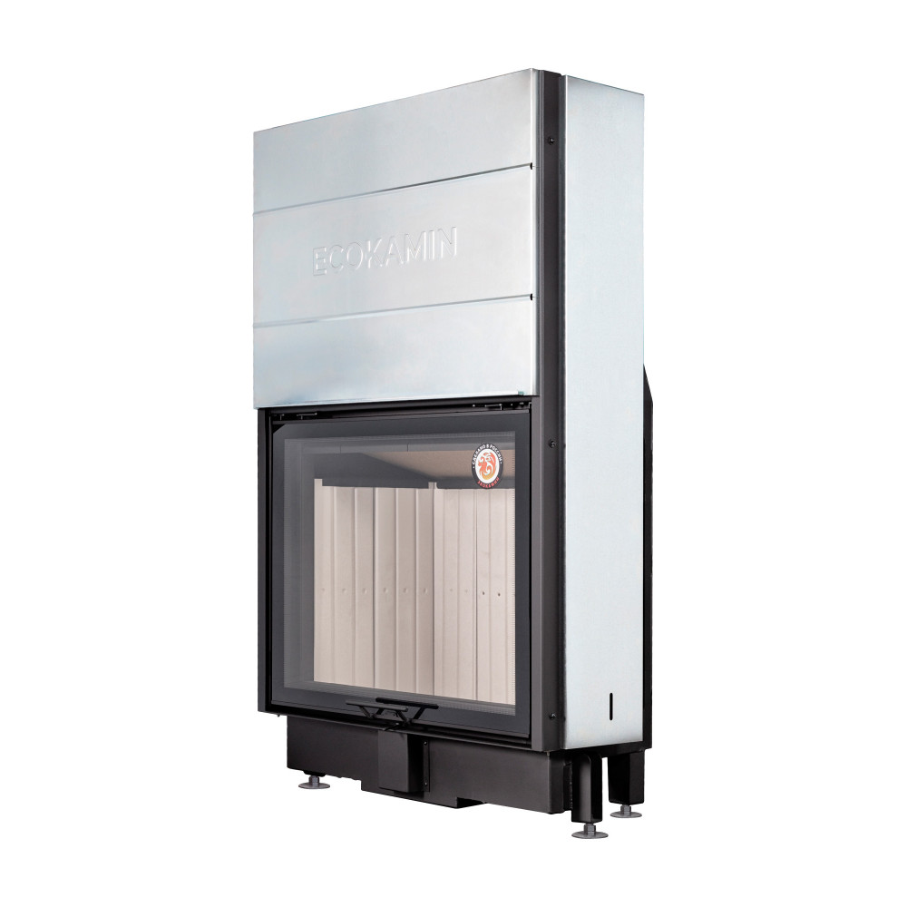 Каминная топка с подовым горением и принтингом Экокамин Вега 1000MP