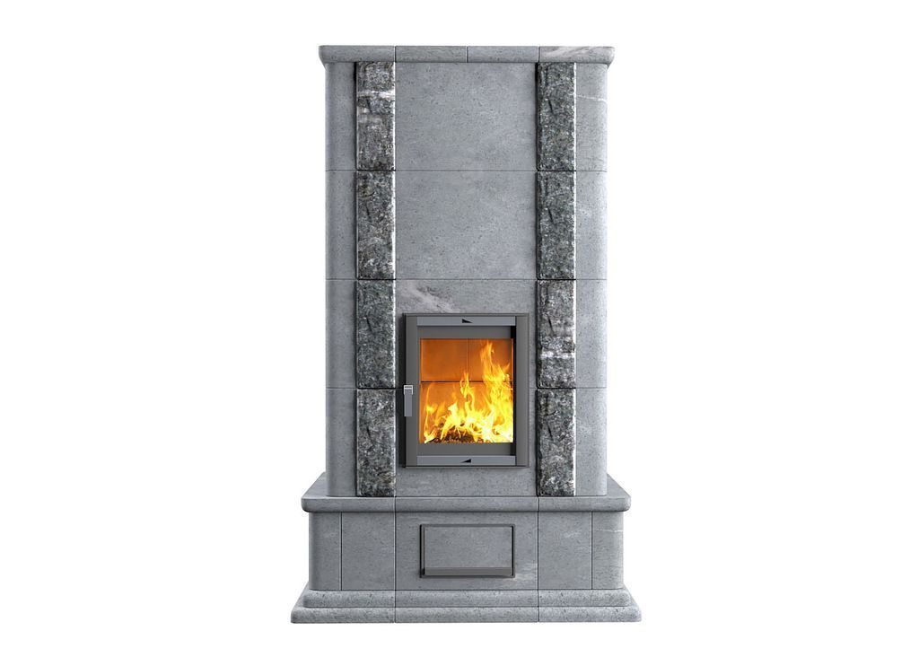 Печь-камин теплонакопительная с облицовкой Talkorus Tower 25/1610/R80 купить в Санкт-Петербурге