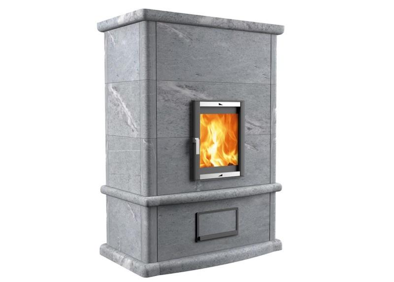 Теплонакопительная печь-камин пристенный Talkorus Varma Antik-20/1320