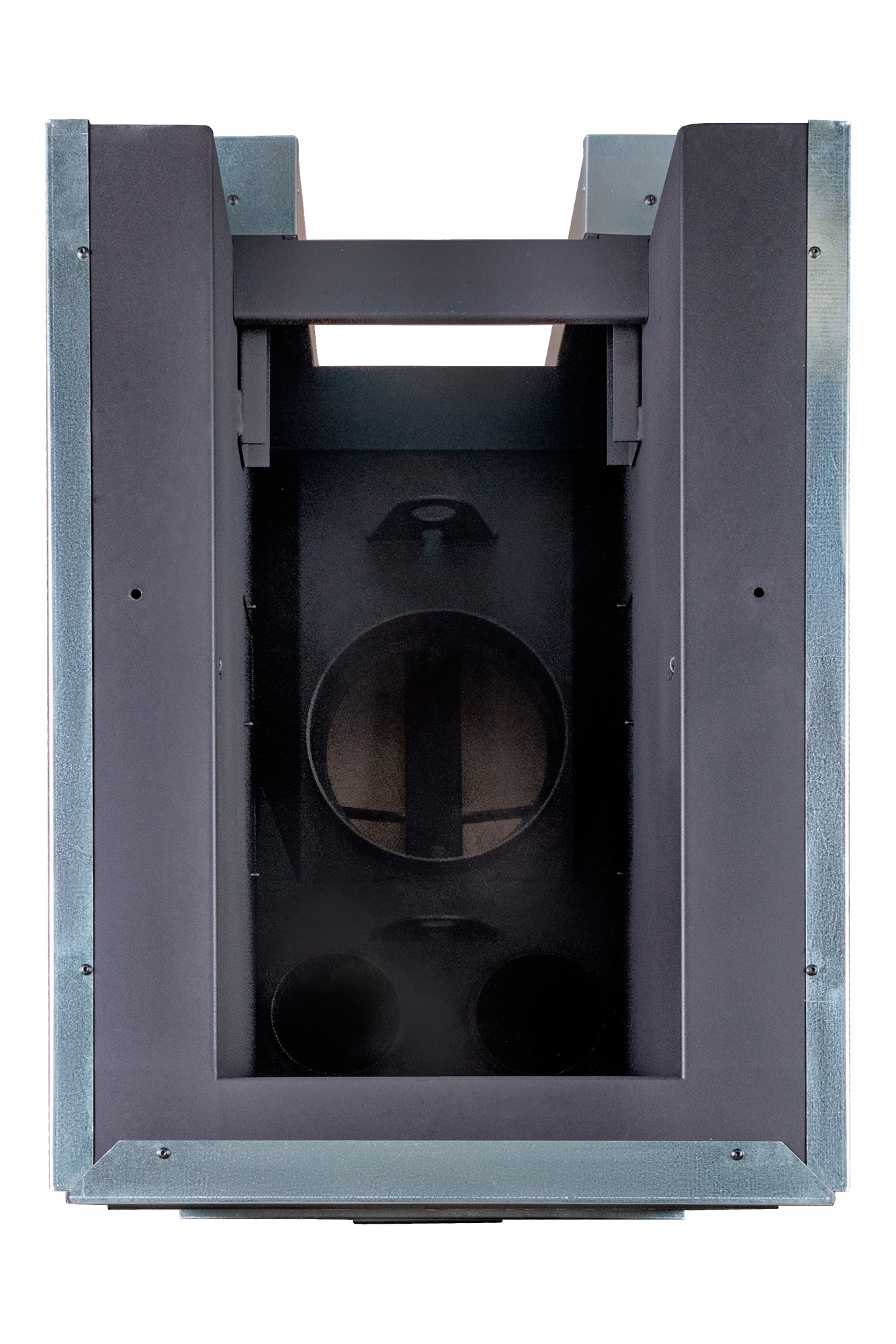 Каминная топка три стекла подовое горение Экокамин Дельта 700P