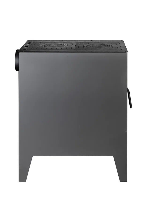 Печь-камин пристенная с варочной плитой ЭкоКамин Деревенька 25636