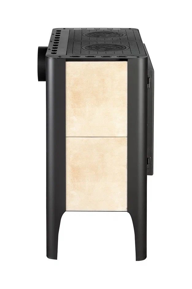 Печь-камин отопительно-варочная с плитой EcoKamin Бавария Эко PK168M