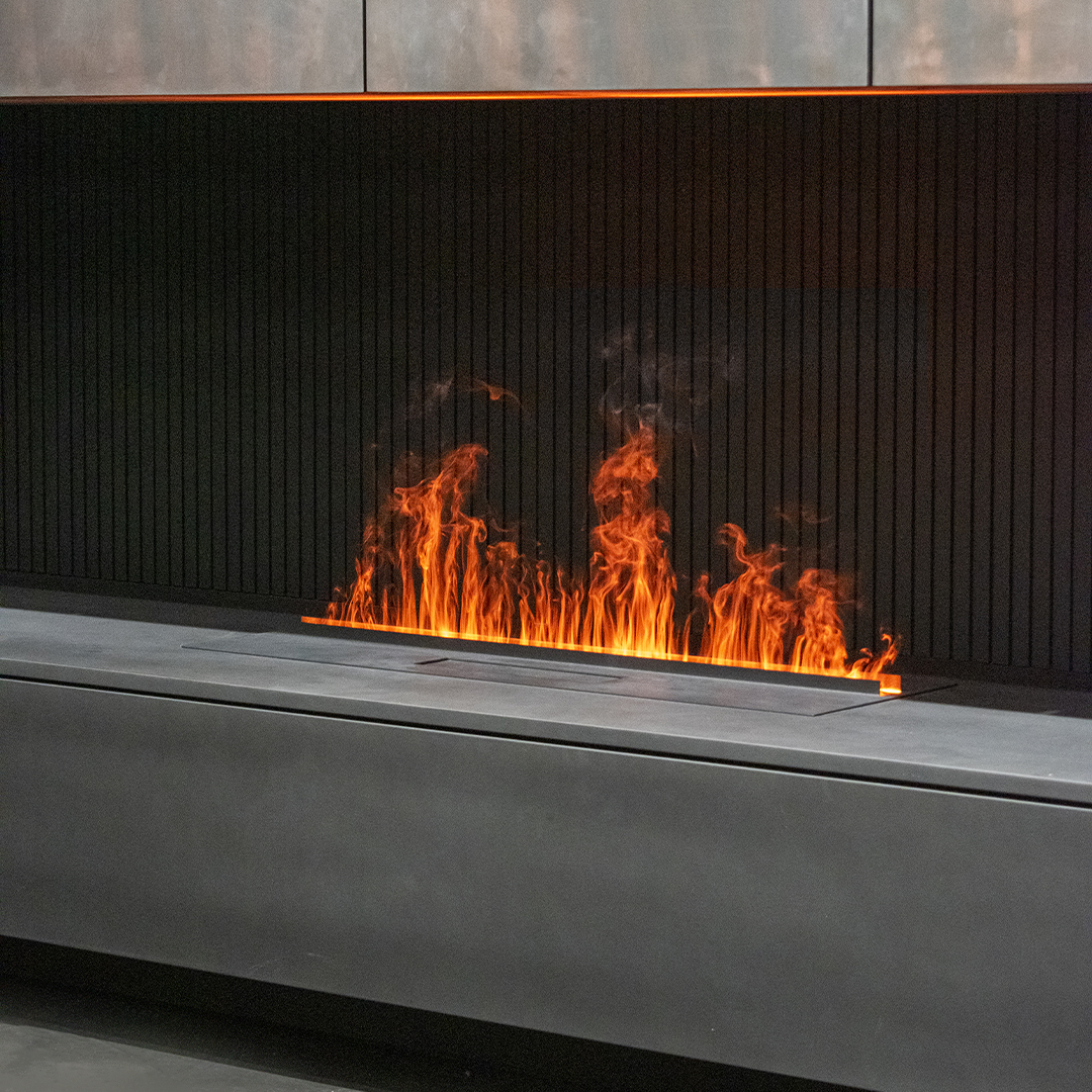 Встраиваемый электрический 3D-камин FireLine 800 Blue Effect Flame