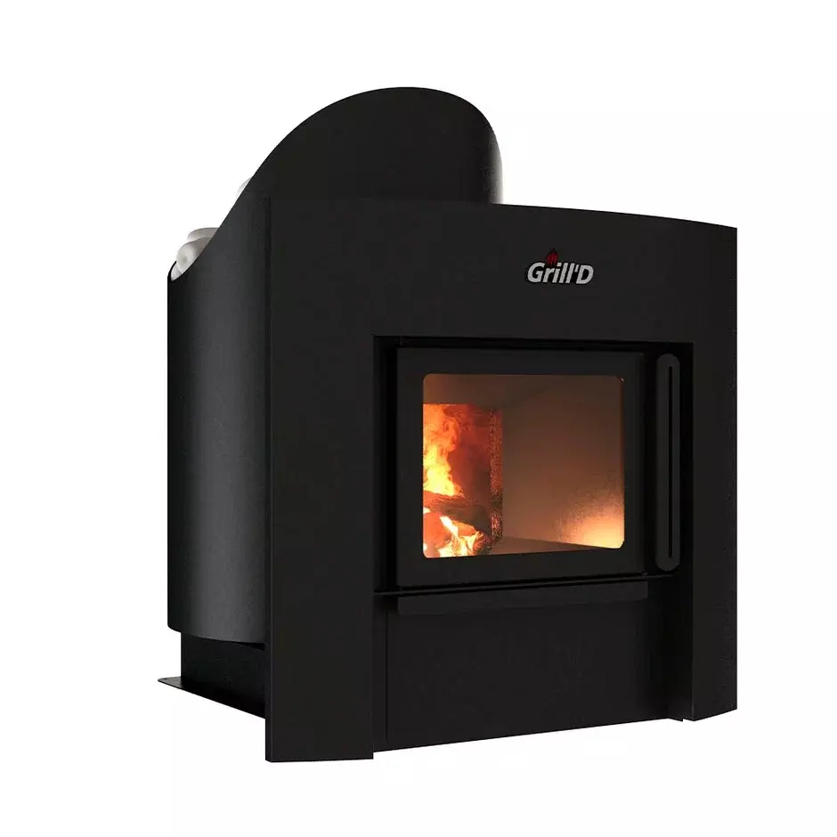 Дровяная банная печь Grill'D Aurora 160 Window (дверца со стеклом)