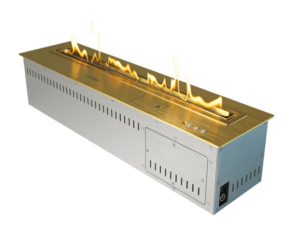 Автоматический встраиваемый биокамин Airtone Andalle 760, золото