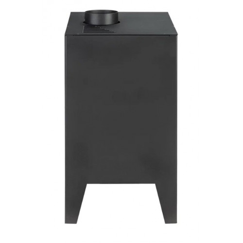 Печь-камин пристенный черный EcoKamin Бавария 12 PK187