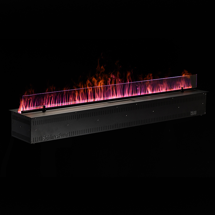 Встраиваемый электрический 3D-камин FireLine 1500 Blue Pro (с эффектом cинего пламени)
