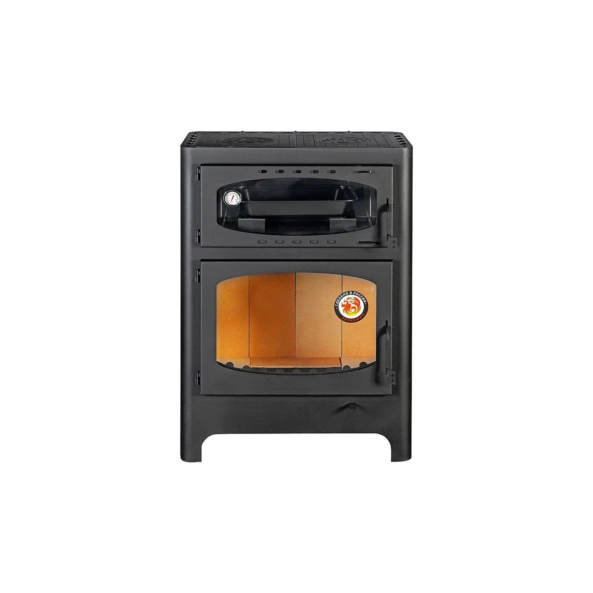 Печь-камин с духовкой и плитой ЭкоКамин Бавария Эко РК179