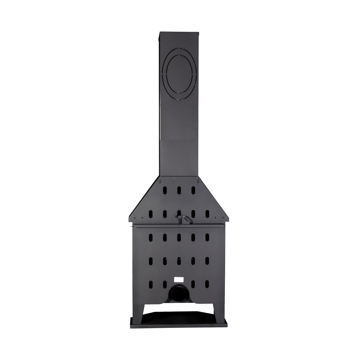 Камин пристенный черный Экокамин Мюнхен Гигант PKN194