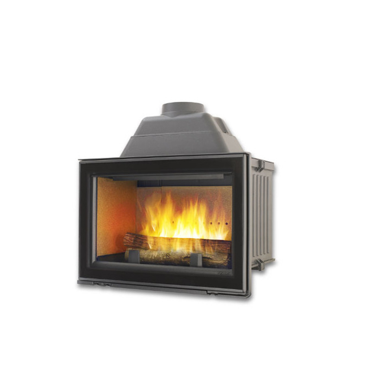 Каминная топка чугунная с двойным дожигом Chazelles HP800L