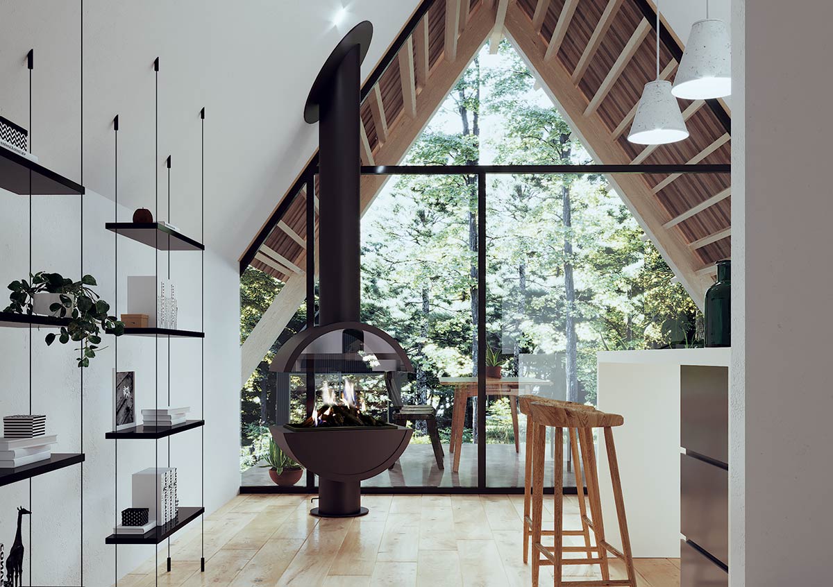 Газовый камин Boley 87