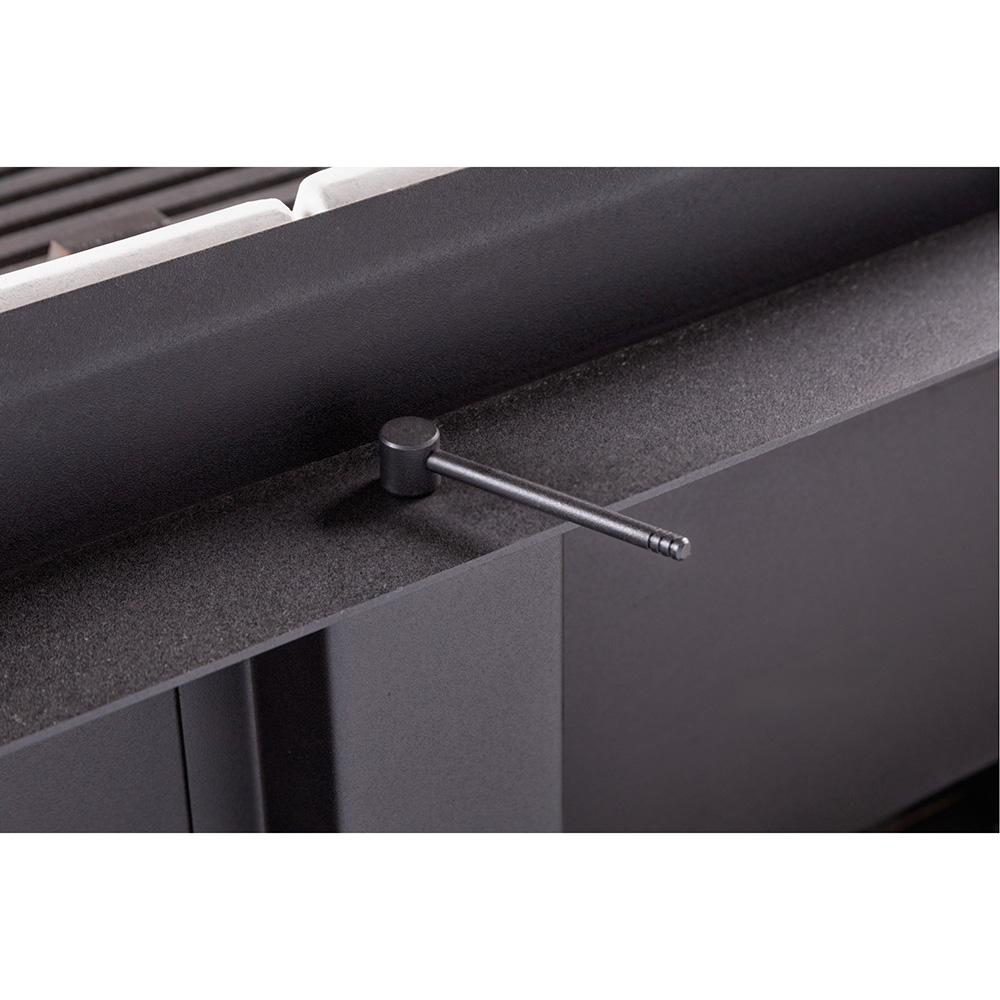 Каминная топка трехсторонняя с подовым горением Экокамин Дельта 800P