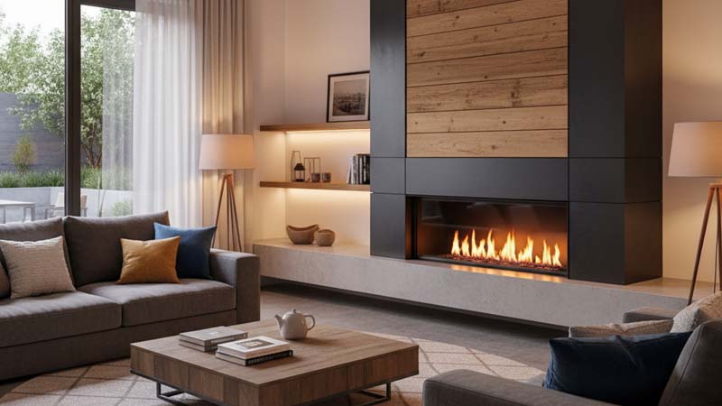 Современные материалы для облицовки каминов