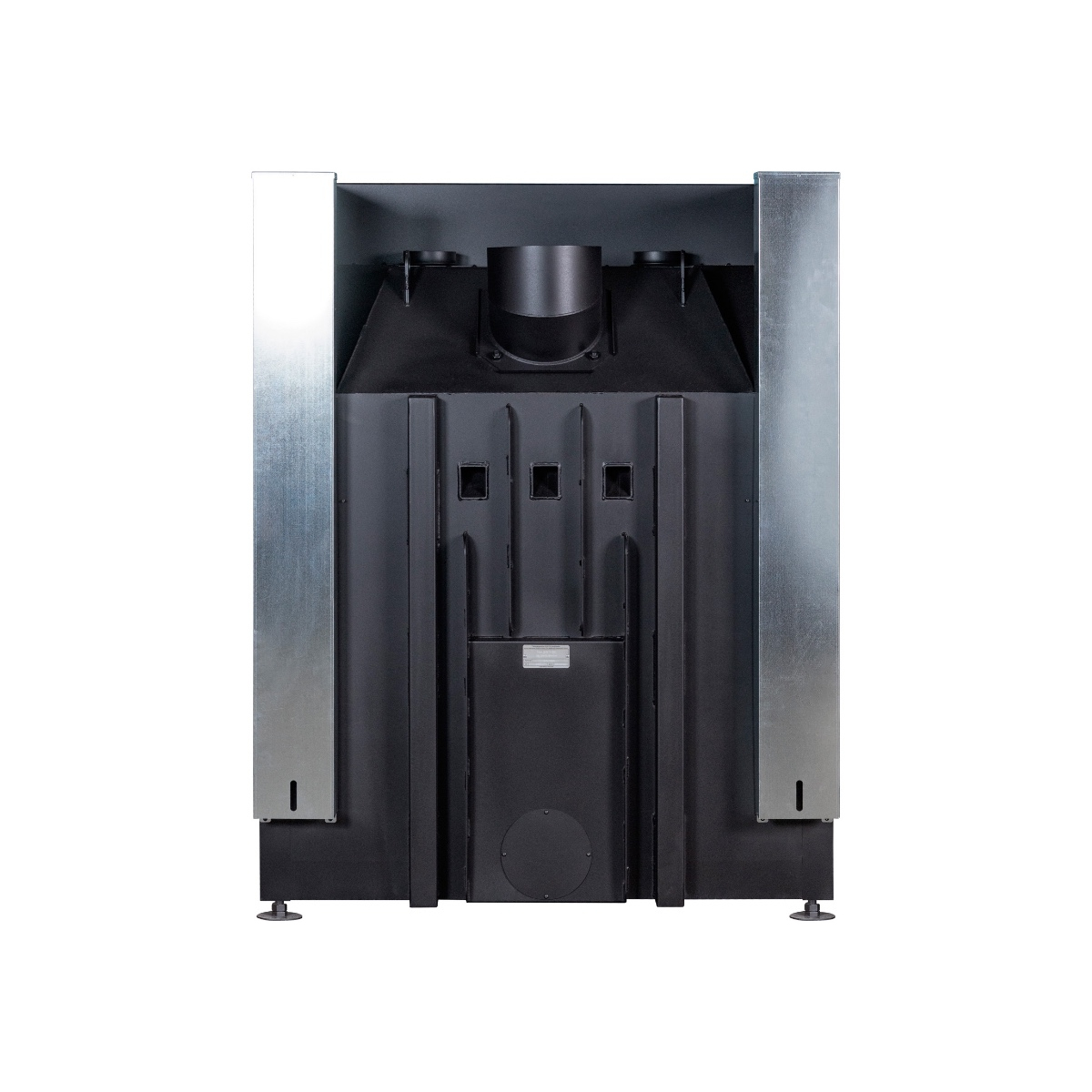 Каминная топка панорамная с тремя стеклами EcoKamin Дельта 1200Р