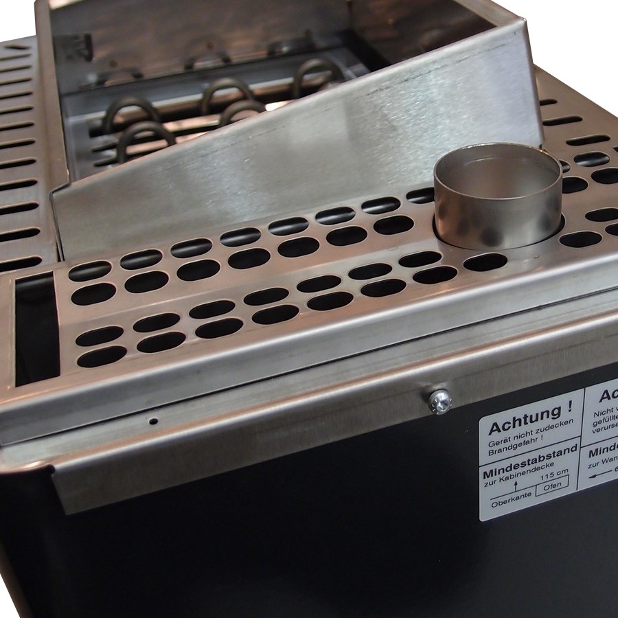 Печь для сауны с парогенератором черная Lang W-therm WK45 4,4645,4400