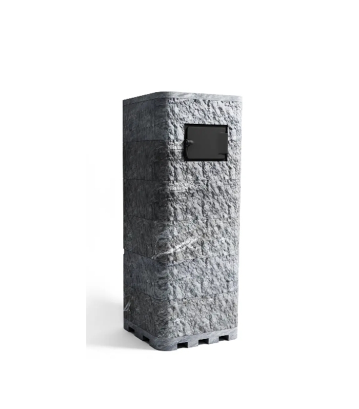 Печь для бани дровяная в облицовке из талькомагнезита Klover RT 35-RV KLV RT 20-RV 310S купить в Санкт-Петербурге