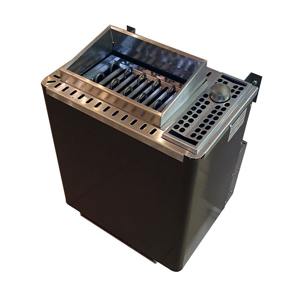 Печь для сауны подвесная черная Lang серия WK45 7,5 кВт купить в Санкт-Петербурге