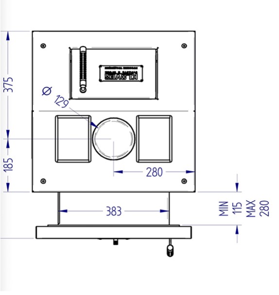 Печь для бани с облицовкой из серпентинита Klover RT 20-Ps