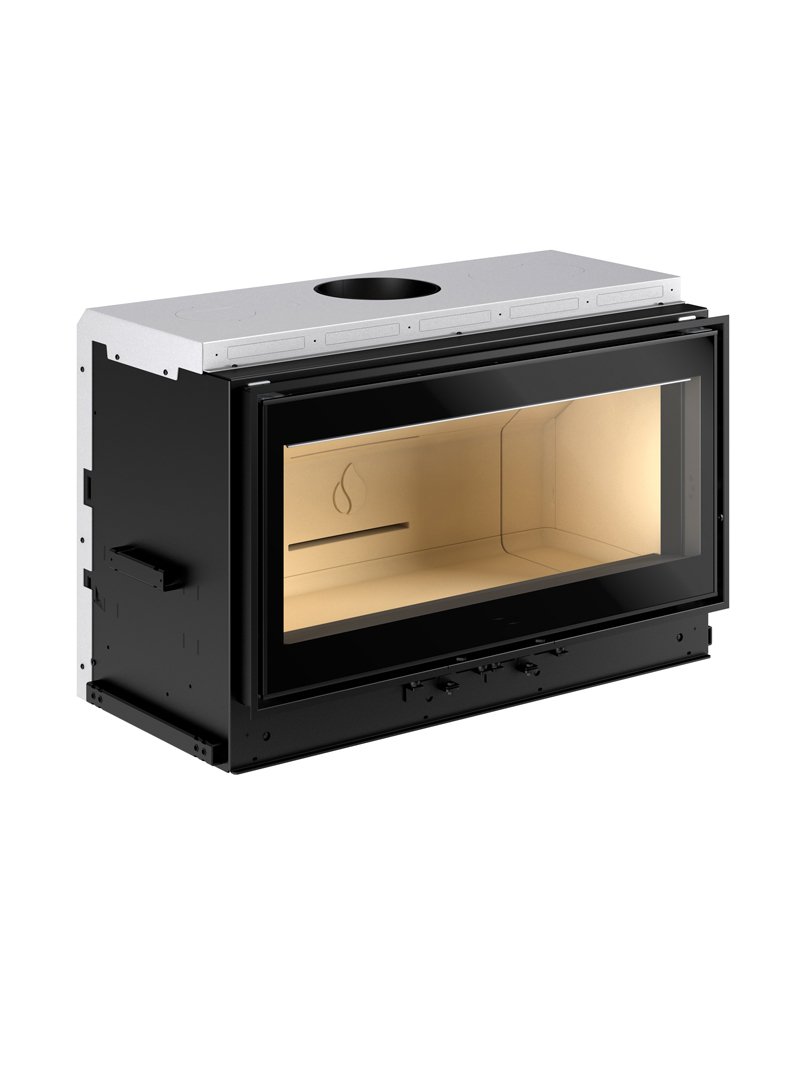 Каминная топка стальная с прямым стеклом Piazzetta MC 90/44 P04804400 купить в Санкт-Петербурге