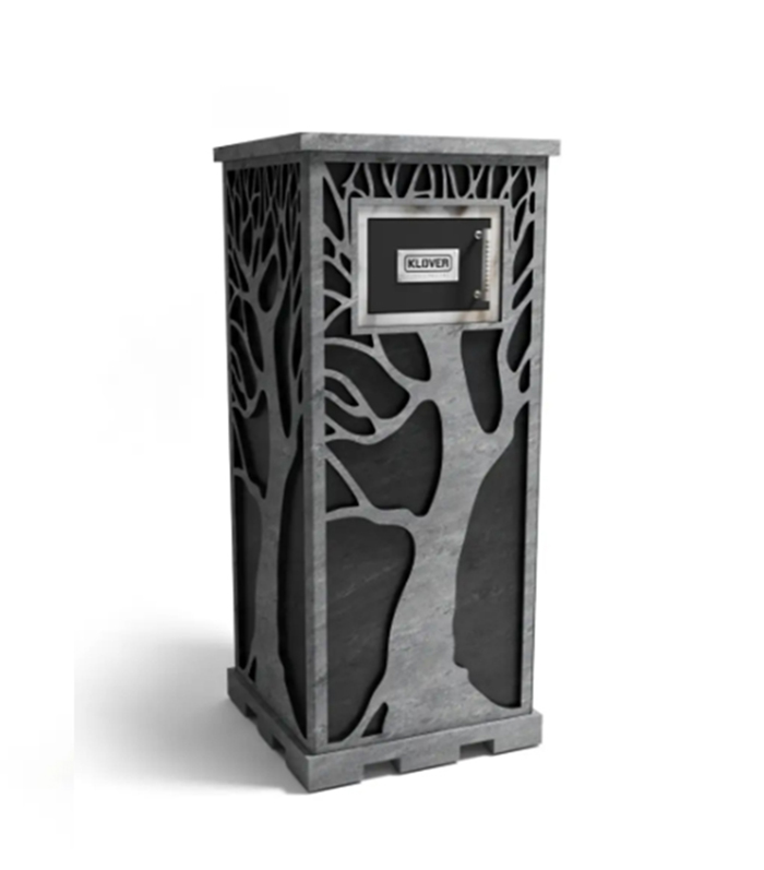 Печь для бани дровяная в облицовке талькомагнезит Klover KLV RT 35-RV купить в Санкт-Петербурге