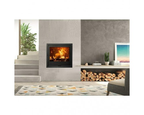 Каминная топка дровяная с системой чистого стекла и вермикулитовой футеровкой Panadero Insert CS Ecodesign