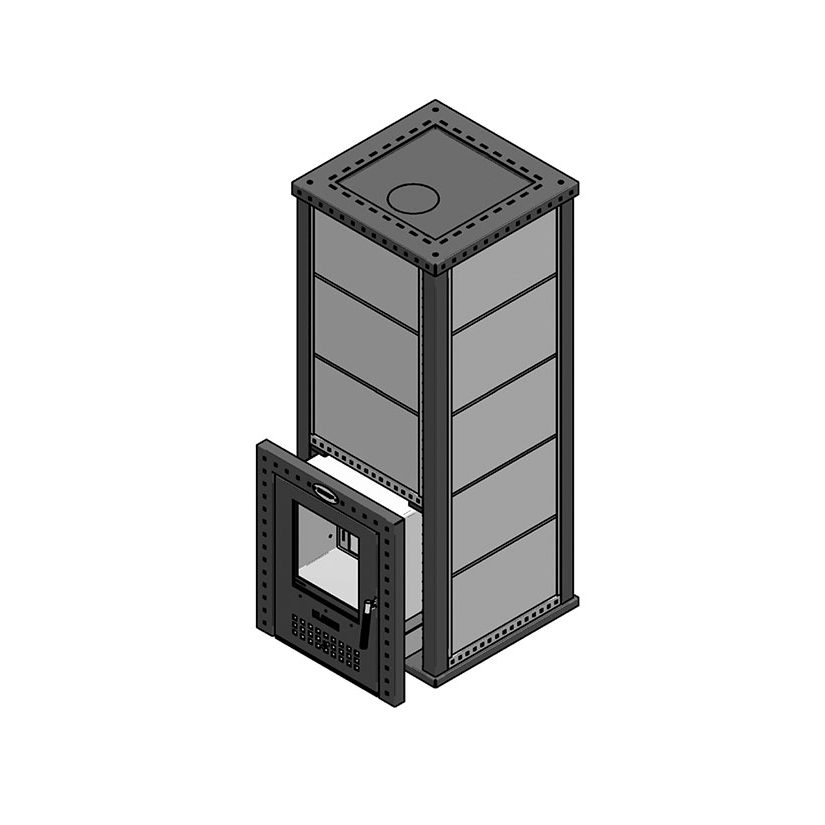 Печь для бани в облицовке талькомагнезит с прямыми углами Klover RT 20-RV купить в Санкт-Петербурге