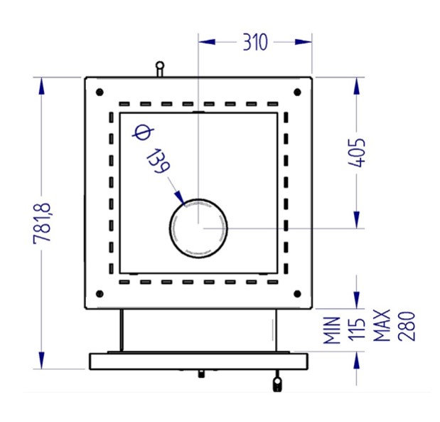 Печь для бани дровяная с облицовкой серпентинит Klover RT 35-RVs 310S