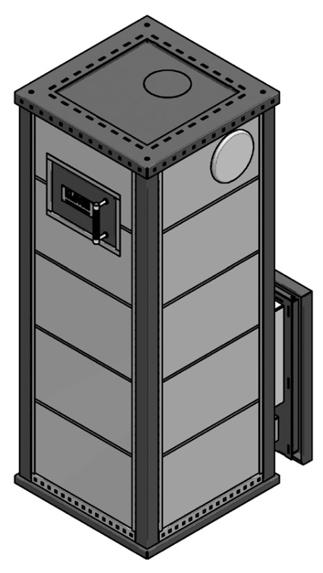 Печь банная дровяная в облицовке талькомагнезит Klover KLV RT 35-RV