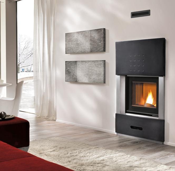 Каминная топка стальная с прямым стеклом Piazzetta MC 65/60 P04806000