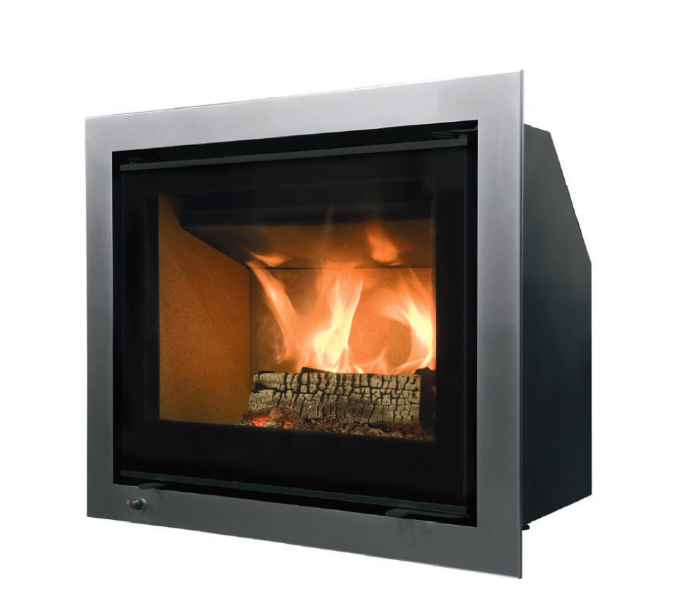 Каминная топка с прямым стеклом и системой чистого стекла Spartherm Linear Kassette S 600