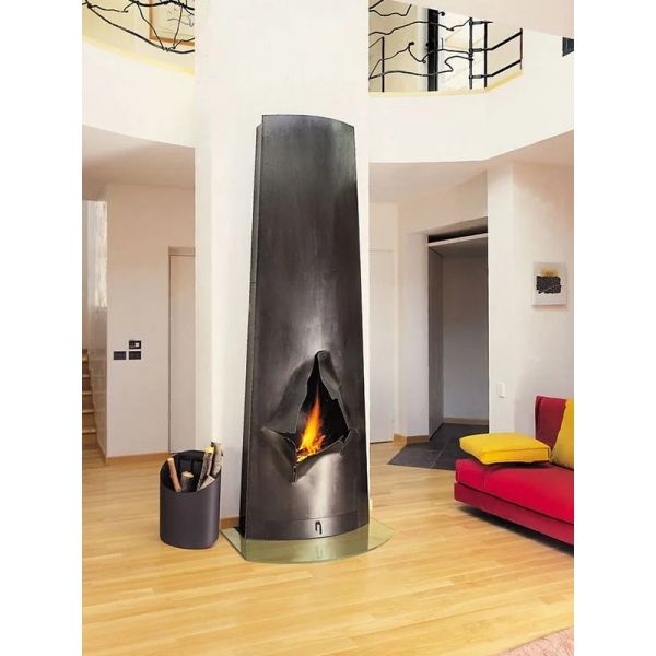 Камин пристенный открытый черный Focus Magnifocus Eclate 10238 купить в Санкт-Петербурге