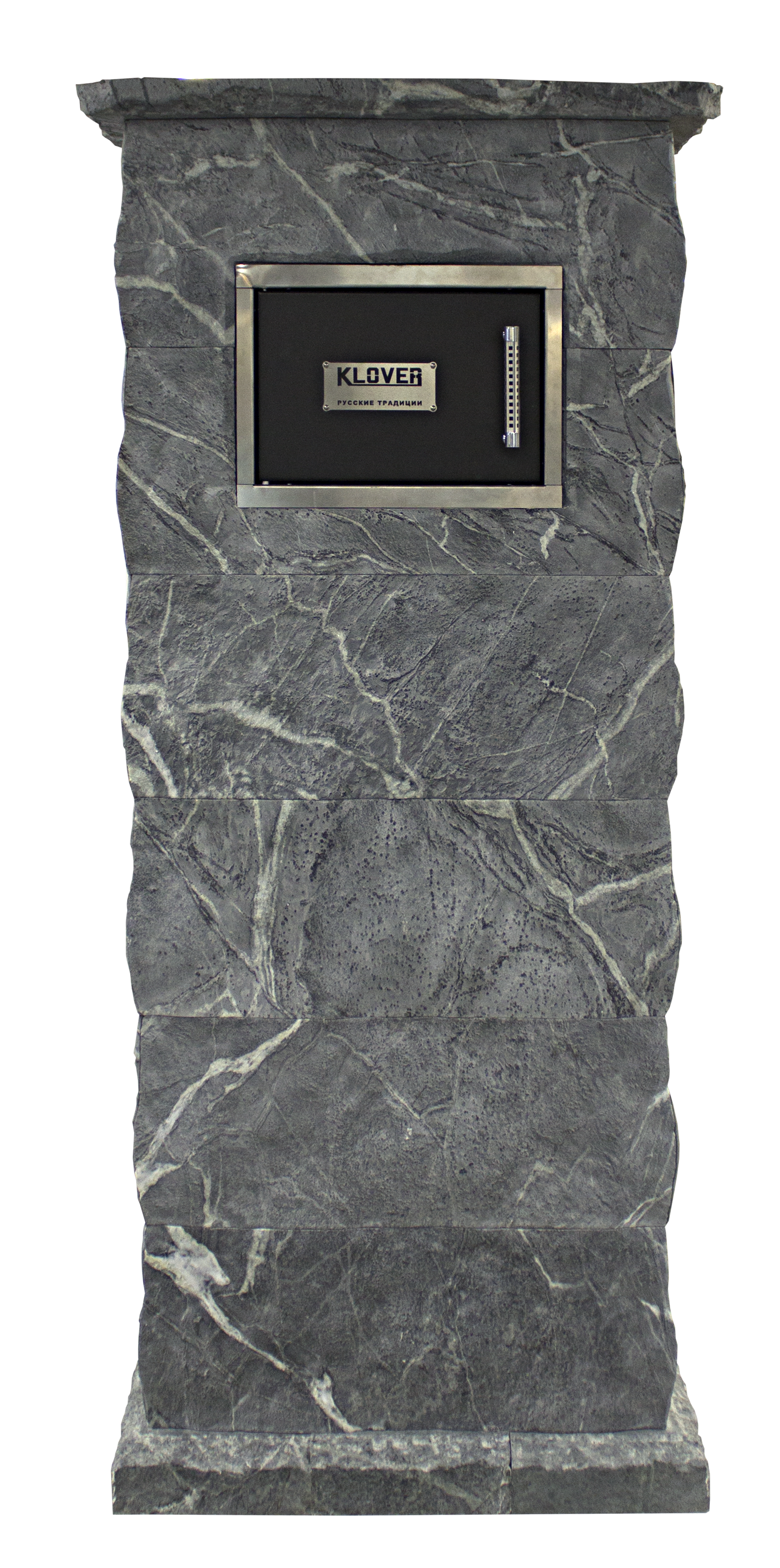 Печь для бани дровяная с облицовкой из талькомагнезита Klover KLV RT 20-RV СКАЛА
