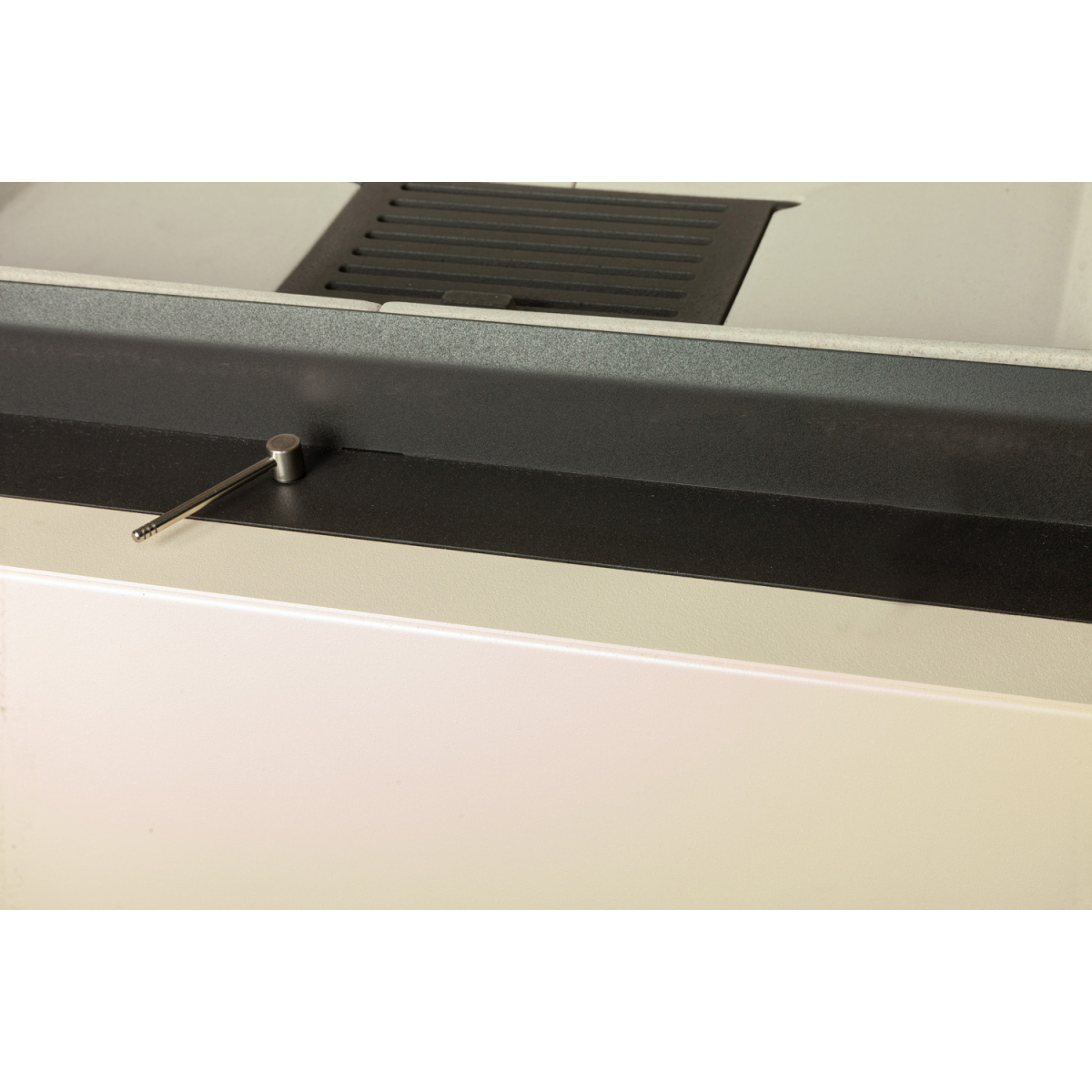 Камин пристенный слоновая кость и белый шамот Экокамин Родос 800 KRN800K