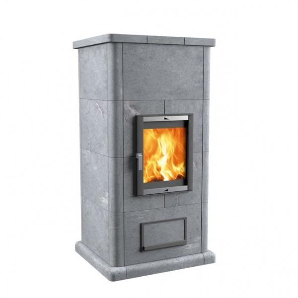 Печь-камин теплонакопительная с облицовкой талькомагнезит Talkorus 15/1110
