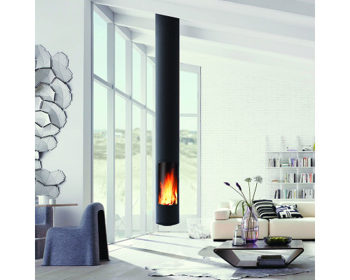 Камин подвесной со сбалансированной тягой черный Focus Slimfocus купить в Санкт-Петербурге