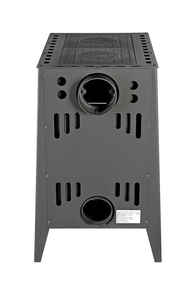 Печь-камин пристенная с варочной плитой ЭкоКамин Деревенька 25636